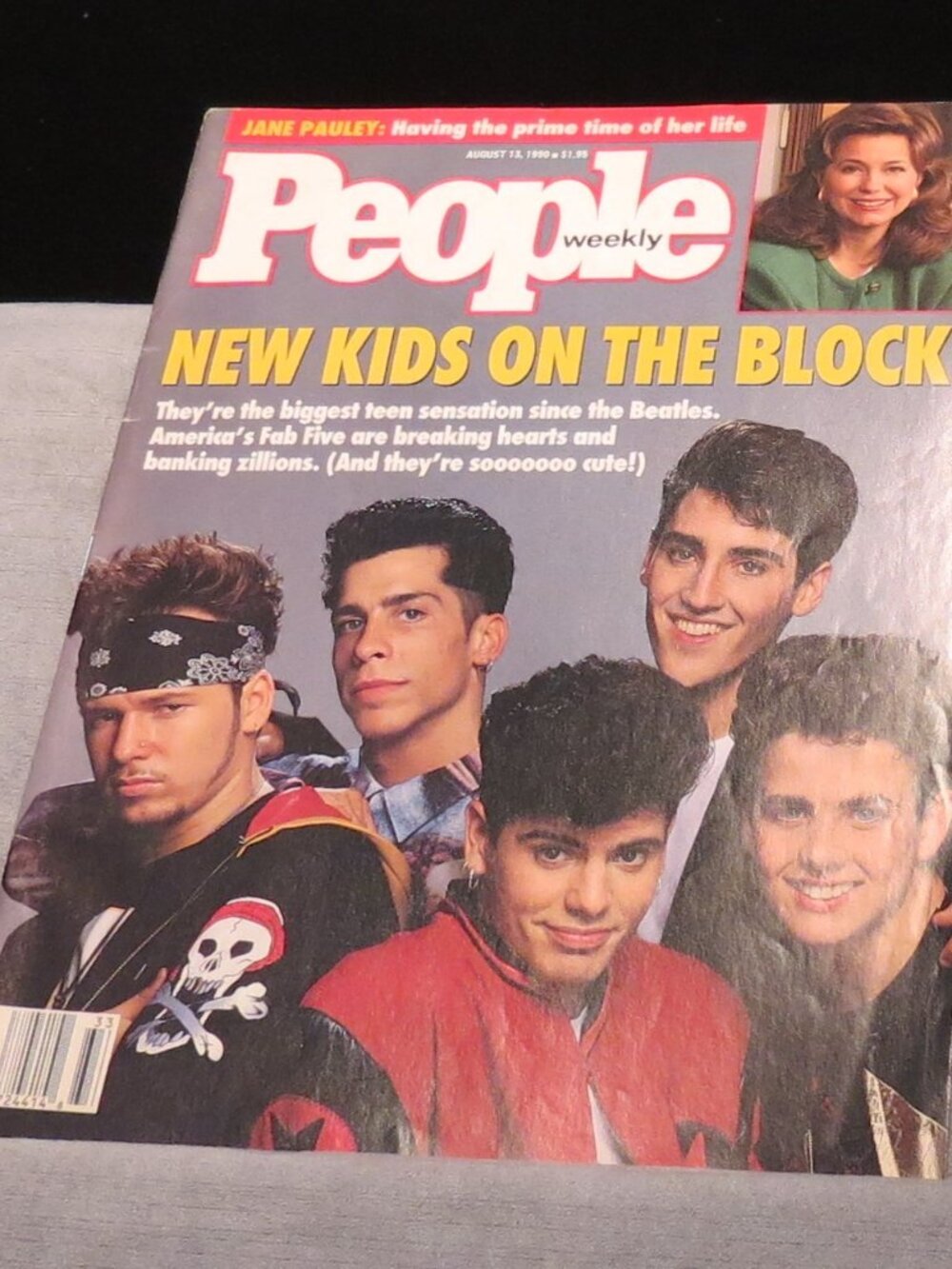 1990 AUGUST 13 PEOPLE MAGAZINE - NEW KIDS ON THE BLOCK - FRONT COVER
